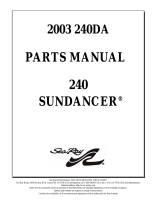 Sea Ray 2003 240 SUNDANCER Parts Manual