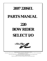 Sea Ray 2007 220SEL Parts Manual