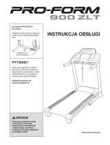 ProForm 1250 zlt treadmill Instrukcja obsługi