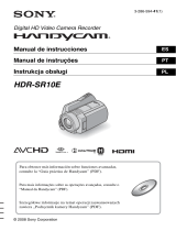 Sony HDR-SR10E Instrukcja obsługi