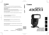 Canon Speedlite 430EX II Instrukcja obsługi