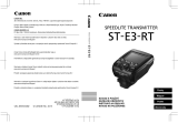 Canon Speedlite Transmitter ST-E3-RT Instrukcja obsługi