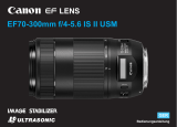 Canon EF 70-300mm f/4-5.6 IS II USM Instrukcja obsługi