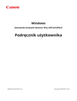 Canon i-SENSYS LBP212dw Instrukcja obsługi