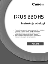 Canon IXUS 220 HS Instrukcja obsługi