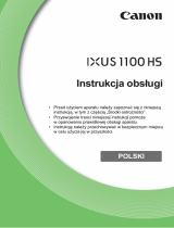 Canon IXUS 1100 HS Instrukcja obsługi