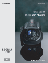 Canon LEGRIA HF G10 Instrukcja obsługi