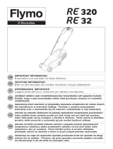 Flymo RE320 Instrukcja obsługi