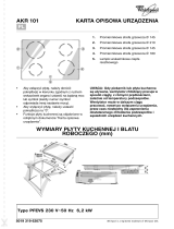 Whirlpool AKR 101/NE instrukcja