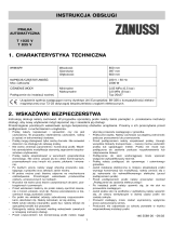 Zanussi T835V Instrukcja obsługi