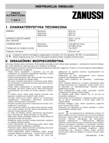 Zanussi T845V Instrukcja obsługi