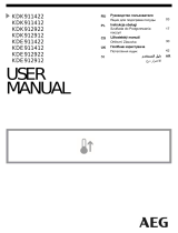 AEG KDE911422M Instrukcja obsługi