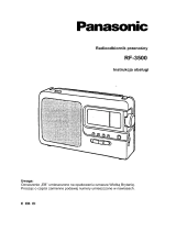 Panasonic RF3500 Instrukcja obsługi