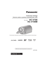 Panasonic HC-V100 Instrukcja obsługi
