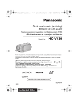 Panasonic HC-V130 Instrukcja obsługi
