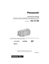 Panasonic HCV130EP Instrukcja obsługi