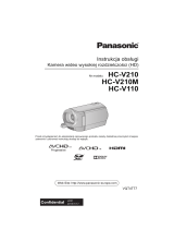 Panasonic HC-V110 Instrukcja obsługi
