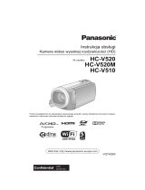 Panasonic HC-V520M Instrukcja obsługi