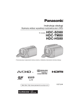 Panasonic HDC-SD80 Instrukcja obsługi