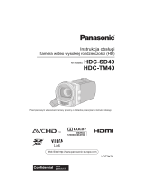 Panasonic HDC-TM40 Instrukcja obsługi
