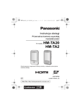 Panasonic HMTA20EP Instrukcja obsługi