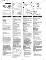 Panasonic RCQ720EP Instrukcja obsługi