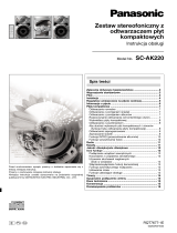 Panasonic SCAK220 Instrukcja obsługi