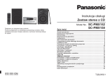 Panasonic SCPMX152 Instrukcja obsługi