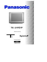 Panasonic TX21PZ1P Instrukcja obsługi