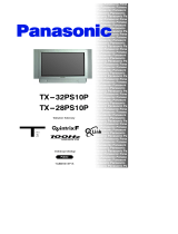 Panasonic TX28PS10P Instrukcja obsługi