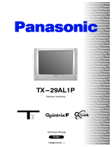 Panasonic TX29AL1P Instrukcja obsługi