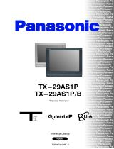 Panasonic TX29AS1PB Instrukcja obsługi