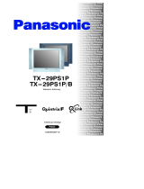 Panasonic TX29PS1P Instrukcja obsługi