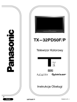 Panasonic TX32PD50FP Instrukcja obsługi