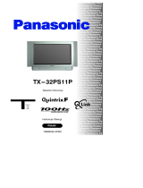 Panasonic TX32PS11P Instrukcja obsługi