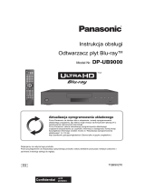 Panasonic DPUB9000EG Instrukcja obsługi