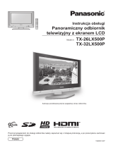Panasonic TX32LX500P Instrukcja obsługi
