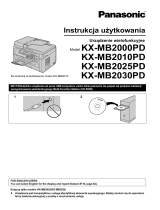 Panasonic KXMB2000PD Instrukcja obsługi