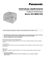 Panasonic KXMB2170HX Instrukcja obsługi