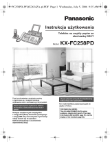 Panasonic KXFC258PD Instrukcja obsługi