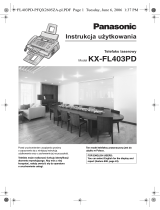Panasonic KXFL403PD Instrukcja obsługi