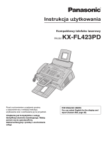 Panasonic KXFL423PD Instrukcja obsługi