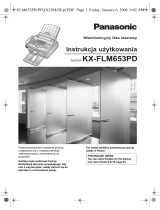 Panasonic KXFLM653PD Instrukcja obsługi