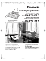 Panasonic KXFP207PD Instrukcja obsługi