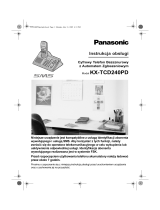 Panasonic KXTCD240PD Instrukcja obsługi