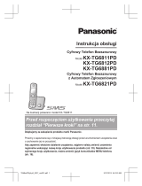 Panasonic KXTG6812PD Instrukcja obsługi