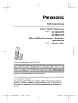 Panasonic KXTGC220PD Instrukcja obsługi