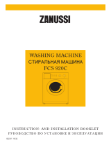 Zanussi FCS920C Instrukcja obsługi