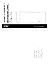 AEG LAV41380 Instrukcja obsługi