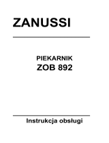 Zanussi ZOB892X Instrukcja obsługi